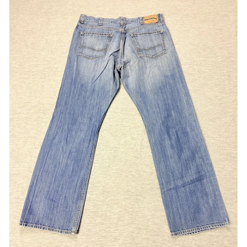 Tommy Hilfiger Freedom Relaxed Fit Jeans Mens 38 Blue Denim Straight Leg 32.5